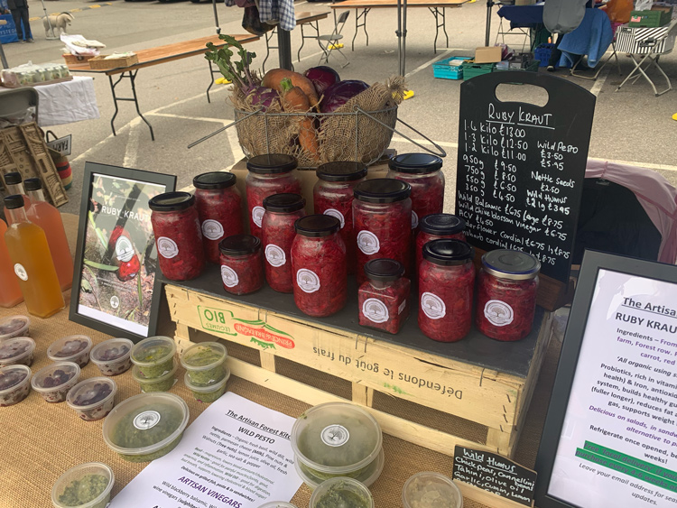 The artisan forest kitchen market stall